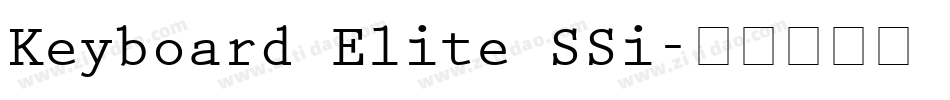 Keyboard Elite SSi字体转换